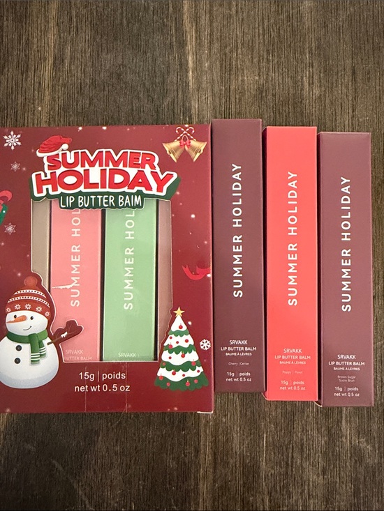 Other - Lip Butter Balm Holiday Set - Green and Pink